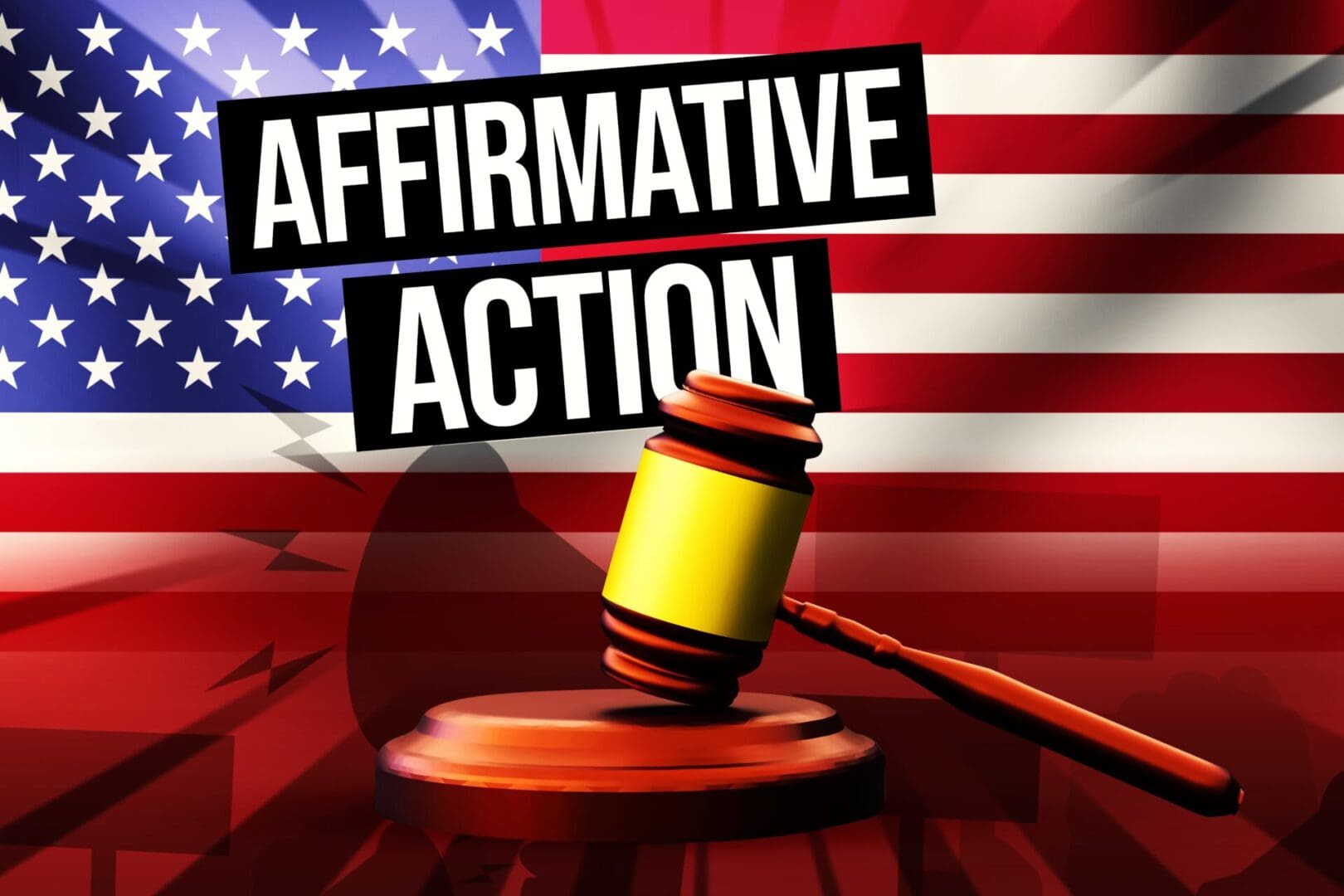Affirmative,Action,Supreme,Court,Ruling,Concept,Background,With,Gavel,And